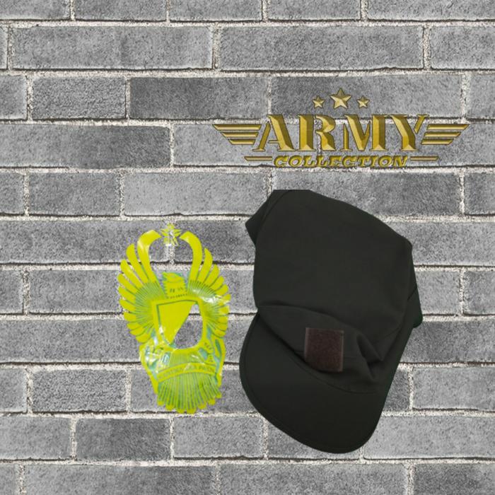 Topi pet pdh jatah army standar TNI commando bahan Sritex