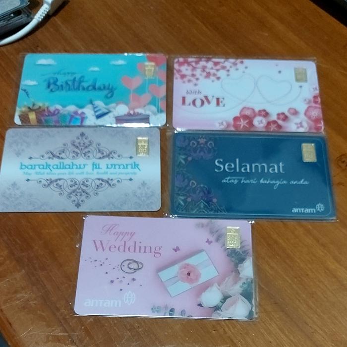 Antam 0,5 gr gift series