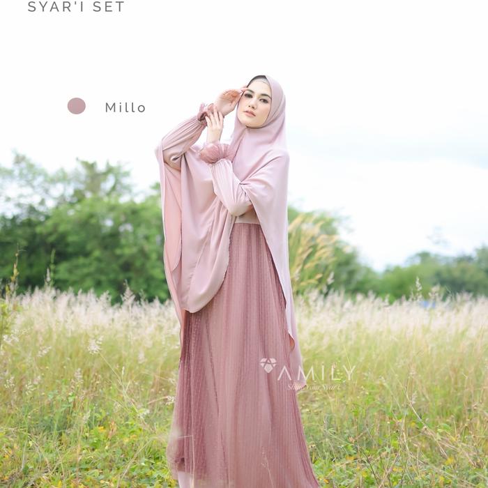 [AMILY] MEGAN SYARI GAMIS SET KHIMAR
