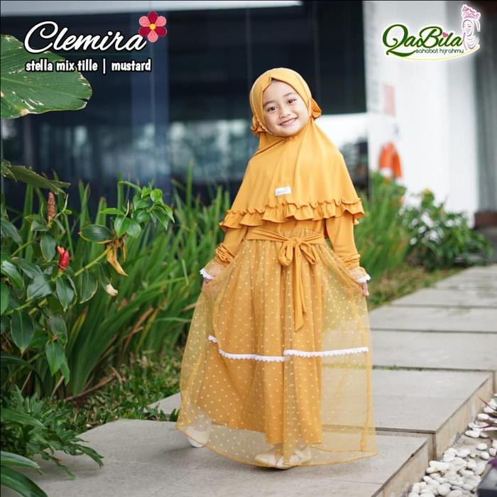 Gamis Anak Mustard Size M by Qabila