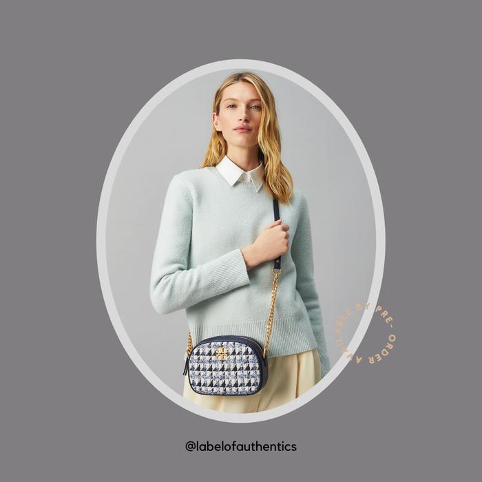 TORY BURCH KIRA TWEED CAMERA BAG
