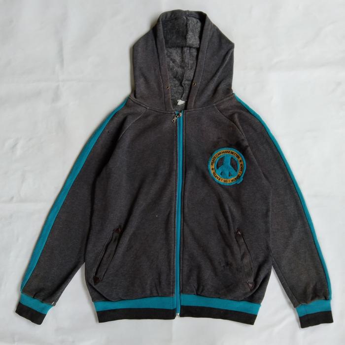 Three Q.R Zip Hoodie