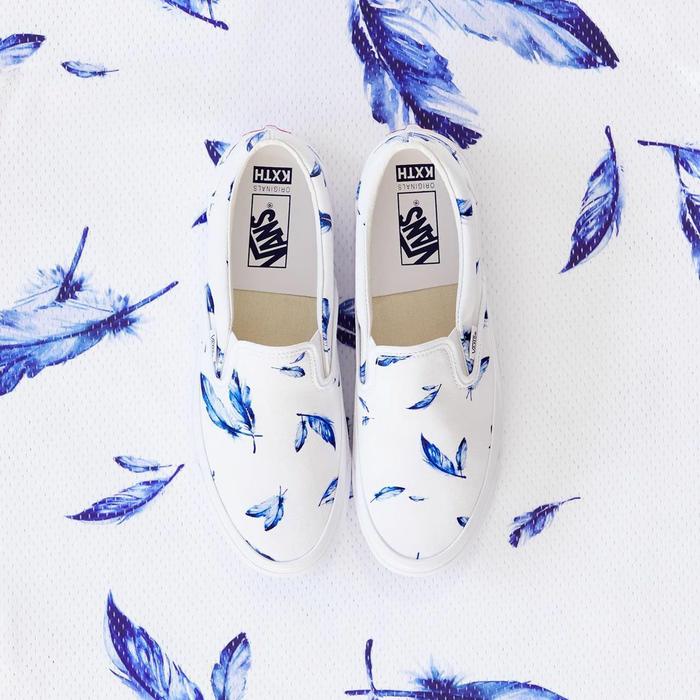 Kith x Vans Vault OG Classic Slip-On LX "Feathers"