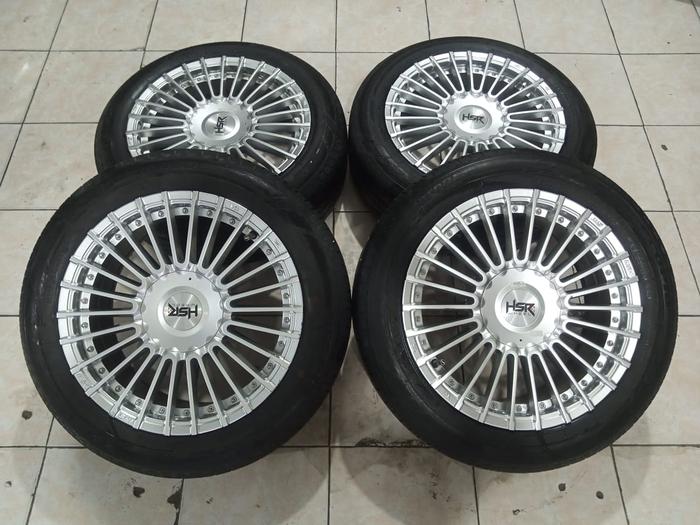 Velg Seken HSR R16 Tipe AMARASI + Ban Brigestone 195 55 R16 Tahun 2019