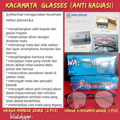 Kacamata Anti Radiasi ori RD Gemilang ecer