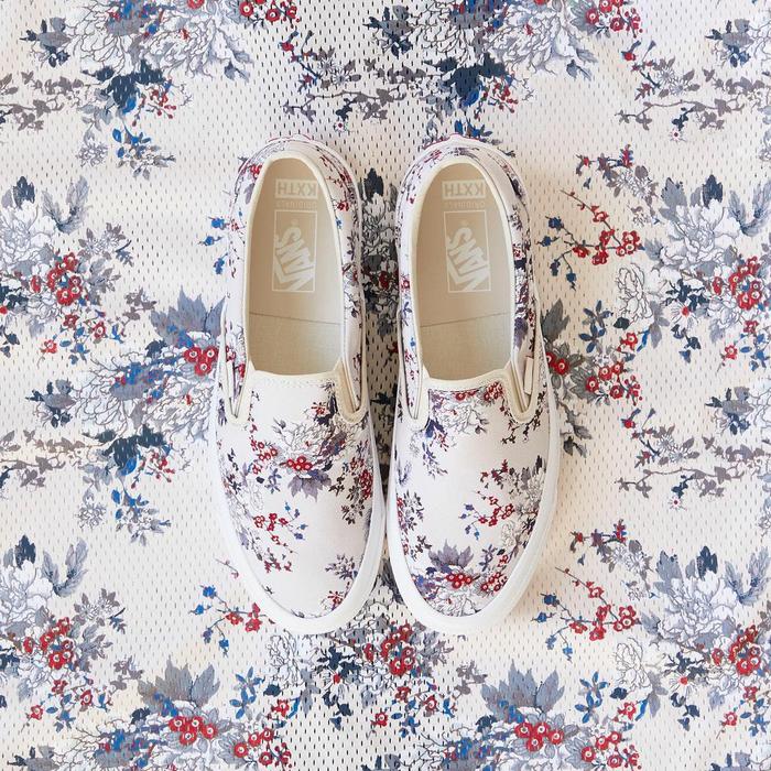 Kith x Vans Vault OG Classic Slip-On LX "Floral Turledove"