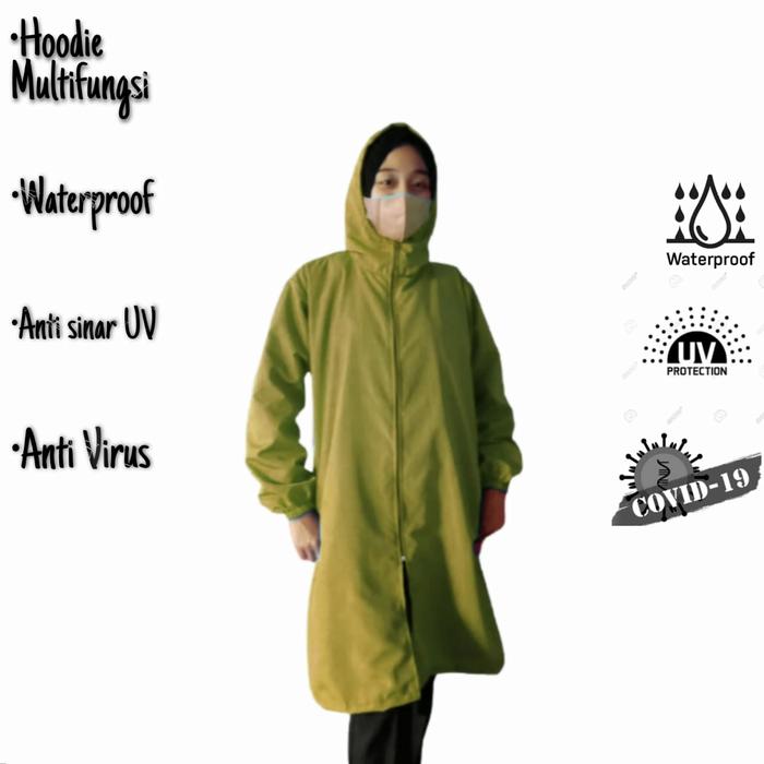 jaket apd waterproof anti corona non medis