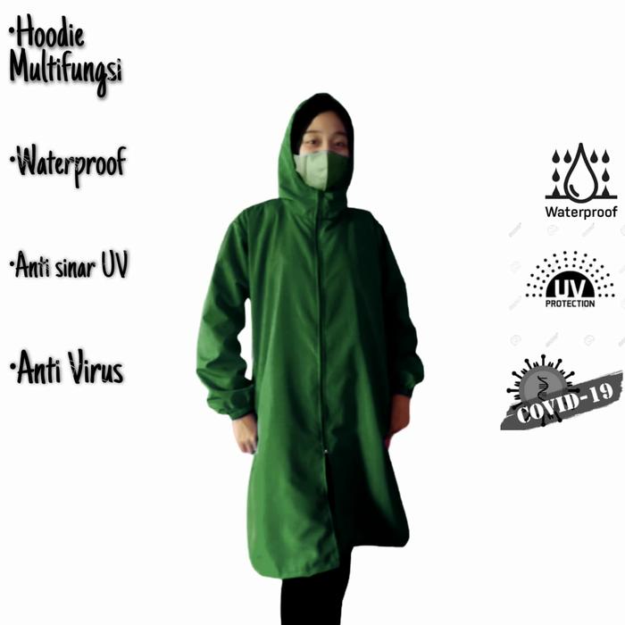jaket apd corona waterproof