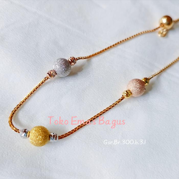 gelang serut emas