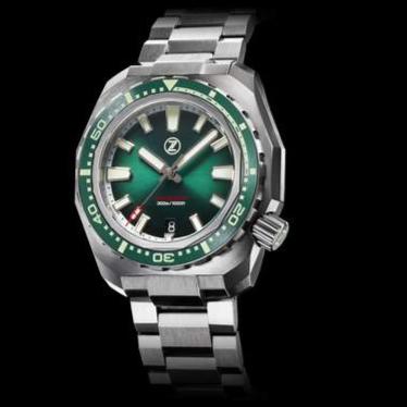 ZELOS HAMMERHEAD V3 300M STEEL EMERALD GREEN