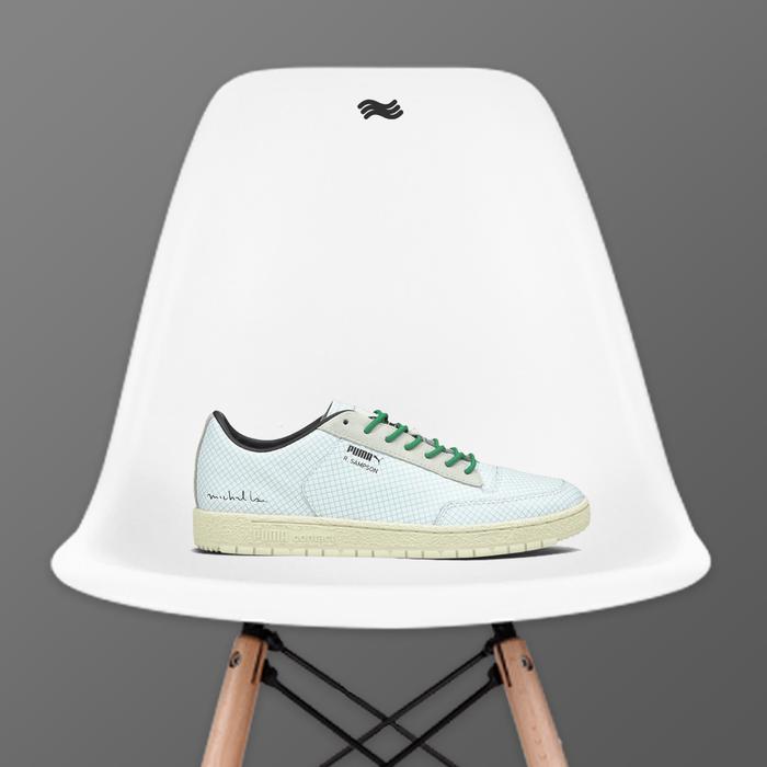 Puma Ralph Sampson 70 Low x Michael Lau All Over Blueprint