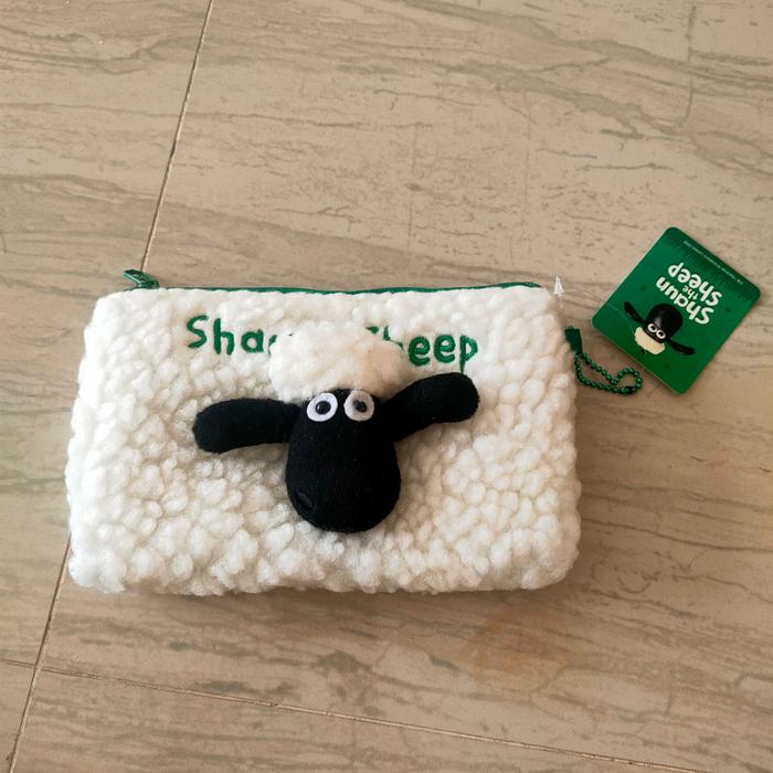 pouch Shaun the Sheep original size 19x13cm kondisi baru dijual mu