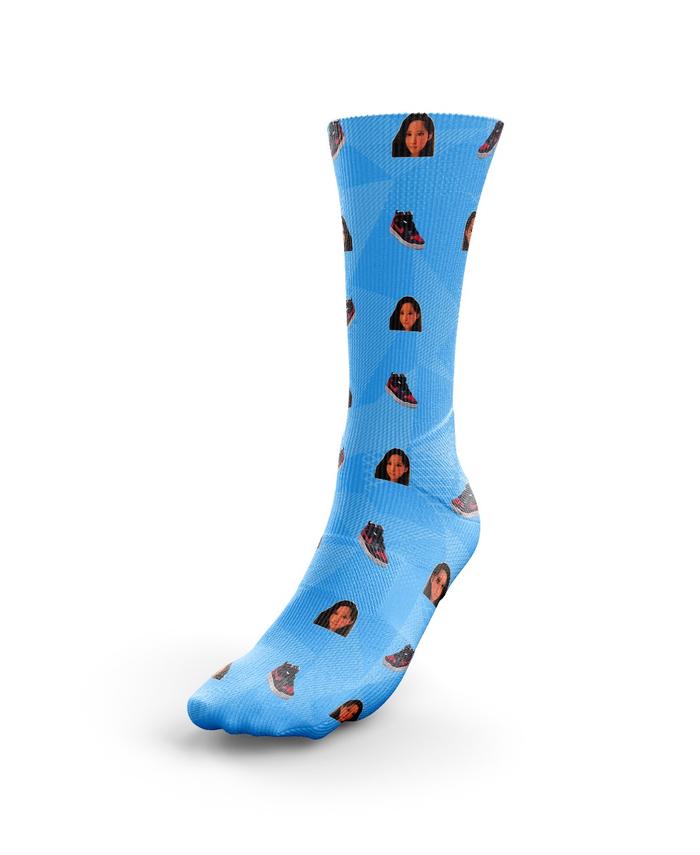 Kaos Kaki Custom (Full Printing/Sublime) - satuan