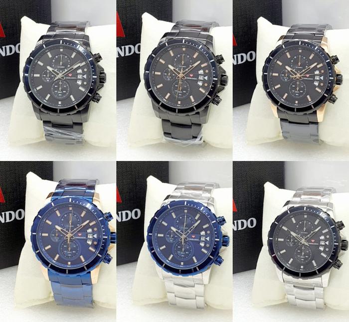 JAM TANGAN PRIA COMMANDO 3005 / C3005G-3 STAINLESS STEEL ORIGINAL