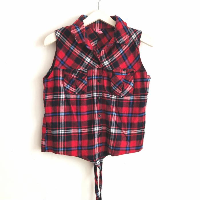 Thrift Outer Flanel Wanita Second