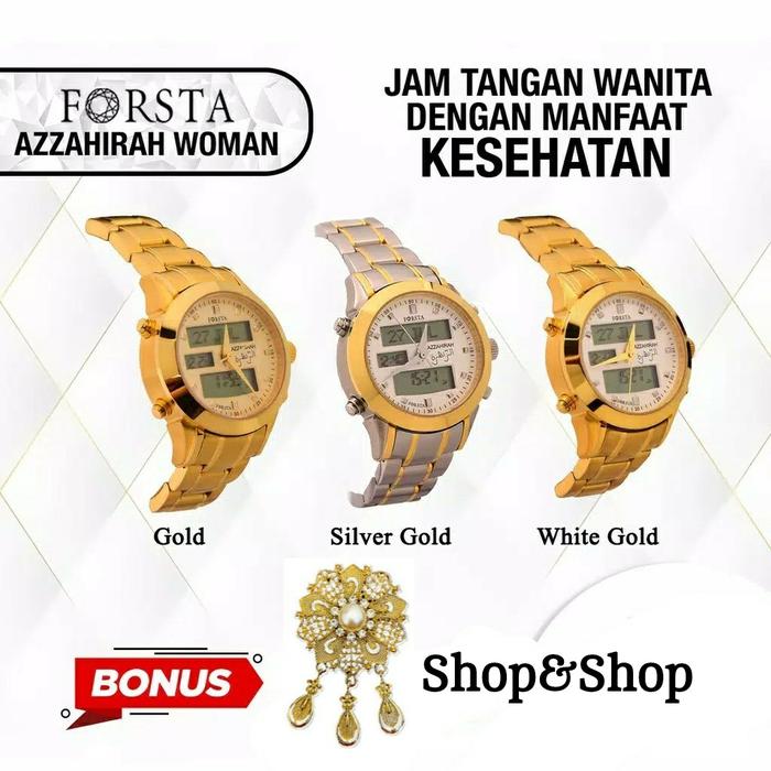 FORSTA AZZAHIRAH GOLD - JAM TANGAN WANITA - ORIGINAL