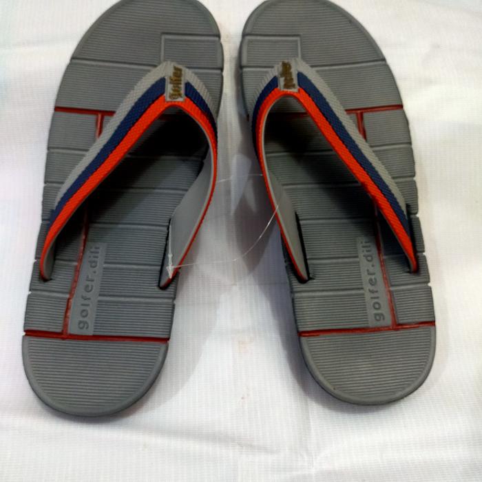 Sandal jepit karet pria golfer