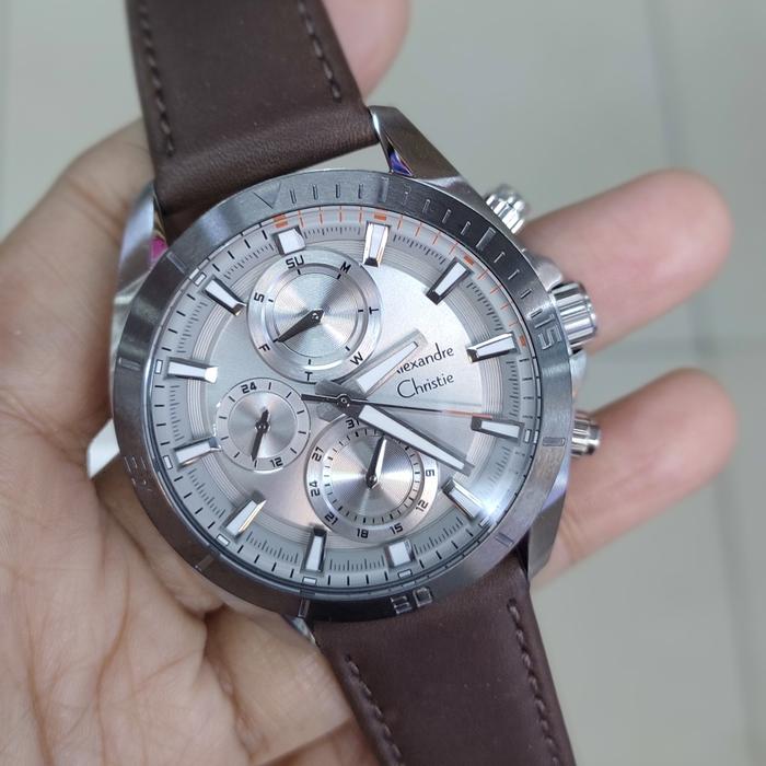 Jam Tangan Analog Pria Alexandre Christie Ac 6581 MF Stainless Steel