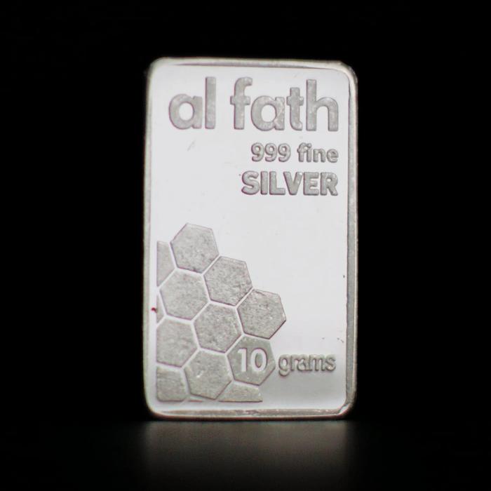 Perak batangan bullion Al Fath 10gr murni fine silver bar 999% 10g