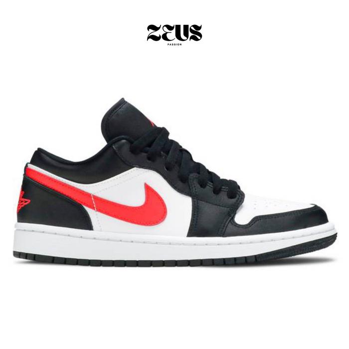 NIKE AIR JORDAN 1 LOW WMNS SIREN RED BLACK RED WHITE ORIGINAL
