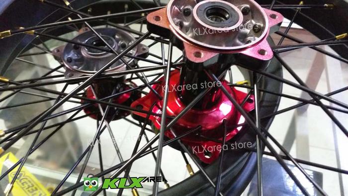 Paket Supermoto klx / wheelset Velk Velg set Sumo Klx 150 VRossi XD
