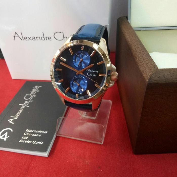 Jam Tangan Analog Pria Alexandre Christie Ac 6573 MF All Stainless