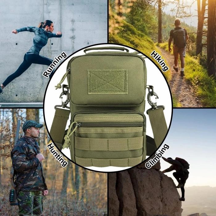 Selempang Tenteng Army Slempang Hunting Tas Anti Air Tas Fashion Trend