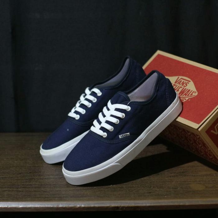 Sepatu Vans Pria Authententic Old skool Bnib Grade ori Navy maroon Abu