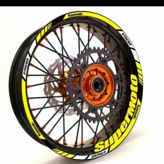 Stiker motor Sticker velg Stiker velg Stiker velg motor supermoto