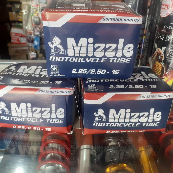 BAN DALAM MIZZLE 225 250 RING 16 UNTUK BAN 70/90 DAN 80/80