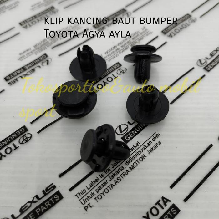 kilp kancing baut cengkeh Toyota Agya ayla mobil