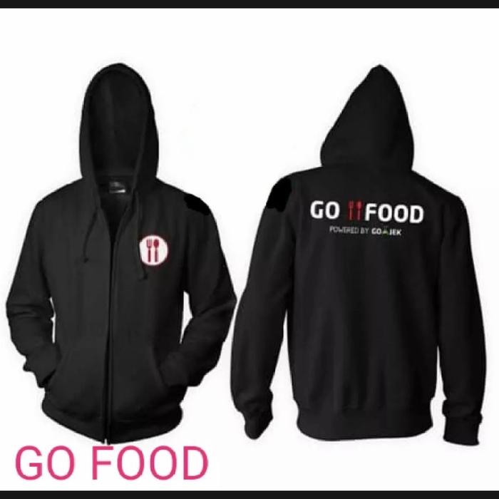 jaket ziper gofood termurah//jaket hoodie gofood termurah