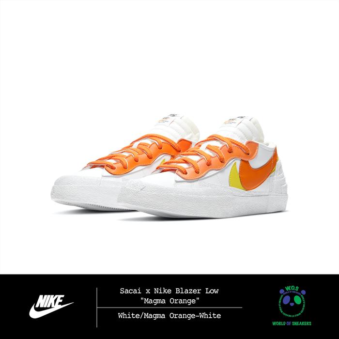 Sacai x Nike Blazer Low “Magma Orange”