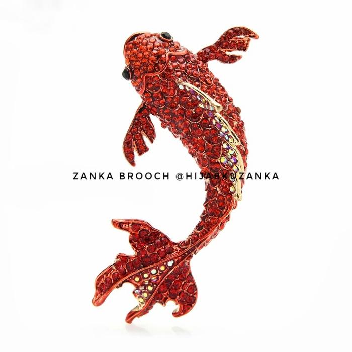 bros ikan mas koi | carp fish brooch