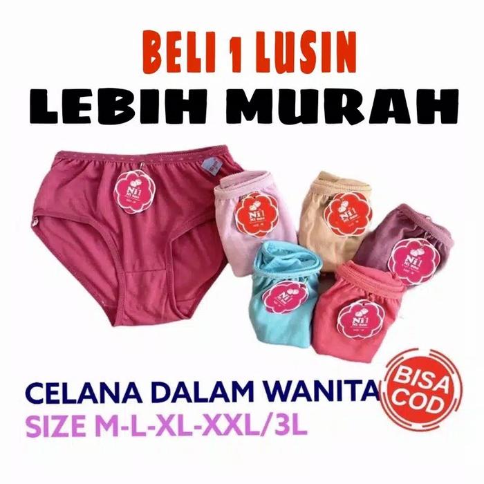 1LUSIN CELANA DALAM WANITA ESSE CAWET DEWASA