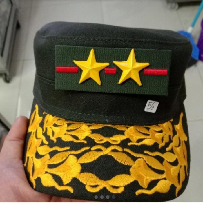 Topi Komando TNI Pati Bintang Dua