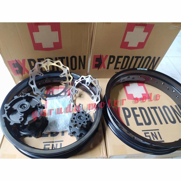 Velg Expedition 300/350-17 CRF Set + Tromol Expedition CRF