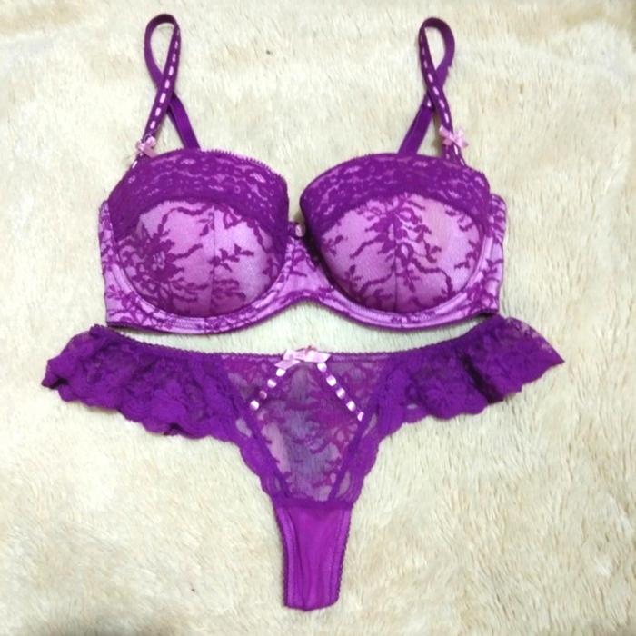 BRA SET G STRING THONG H&M SEXY GSTRING (LASENZA VS VICTORIA SECRET HM