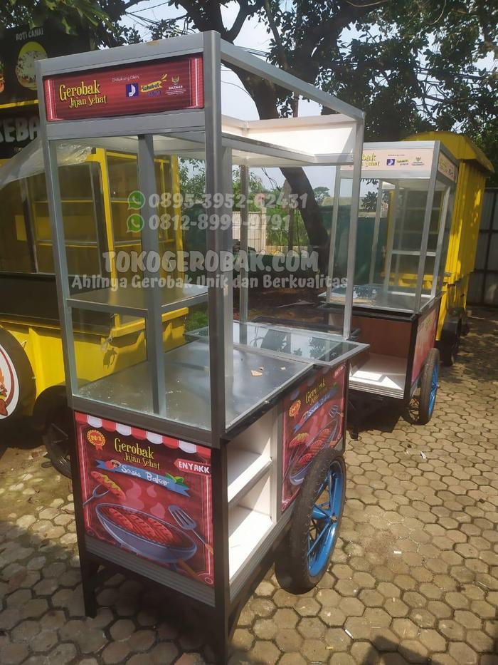 Gerobak Murah Aluminium Dorong Roda Motor