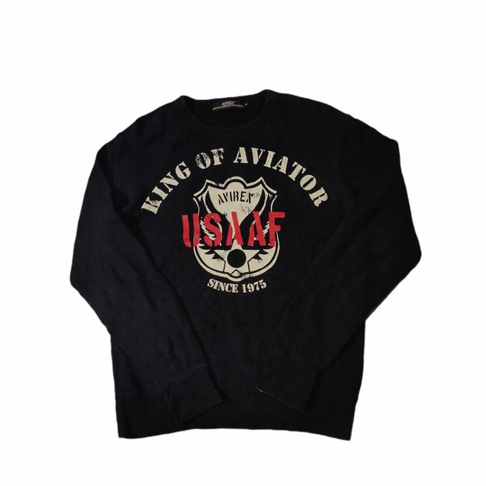 aVirex Military Army Fashion Crewneck