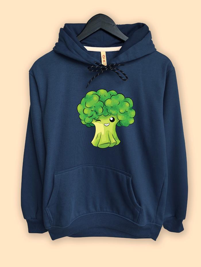 Jaket Camoe Premium Printed desain sayur brokoli broccoli hijau