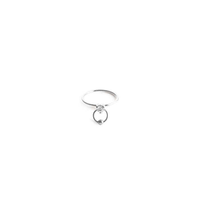 Jewel Rocks Ionic Silver Ring