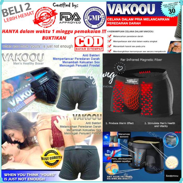 [COD] CELANA DALAM KESEHATAN HERNIA PROSTAT PRIA VAKOOU ORIGINAL USA