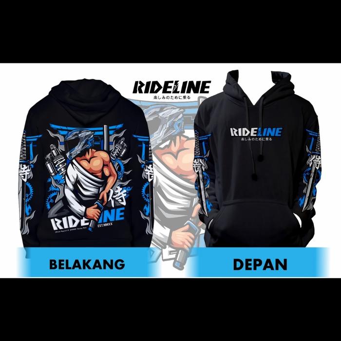 HOODIE SUNMORI RIDELINE SAMURAI HELMET TT COURSE