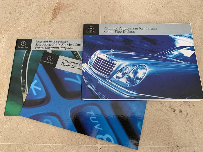 Manual book Eclass W210 new eyes buku manual W210 E230 E320