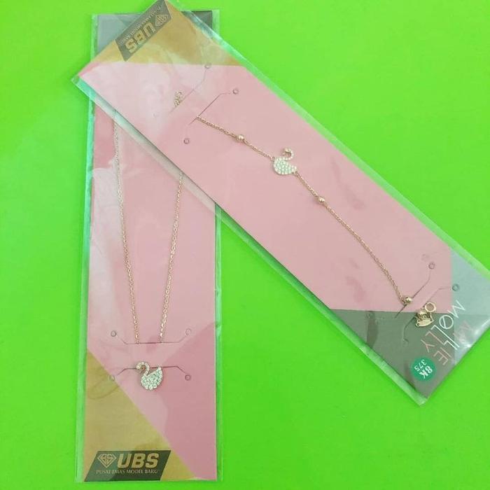 GELANG SWAN ANGSA PUTIH MODEL SERUT UBS 375 8 K