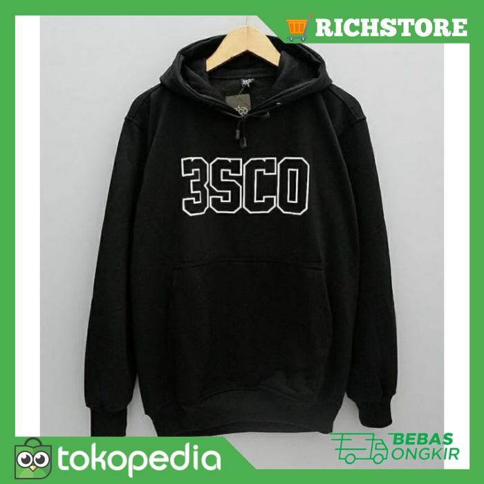 Jaket jumbo pria wanita 3second bigsize xxl xxxl xxxxl xxxxxl casual