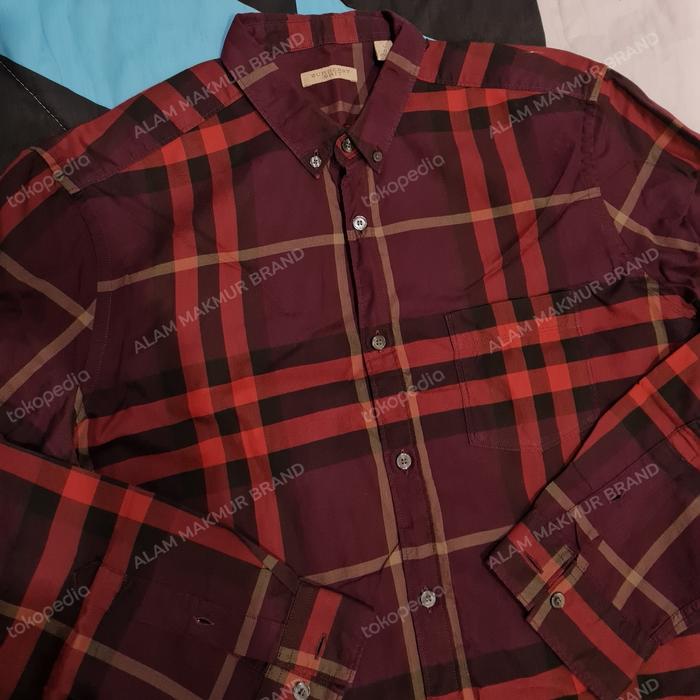 kameja burberry pria