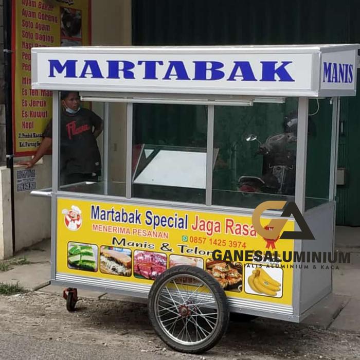 Gerobak Aluminiun-Martabak