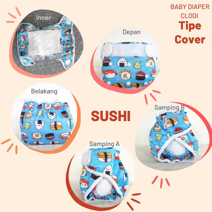 BABY OZ Baby Diaper Clodi Tipe Cover ECO FRIENDLY NEWBORN